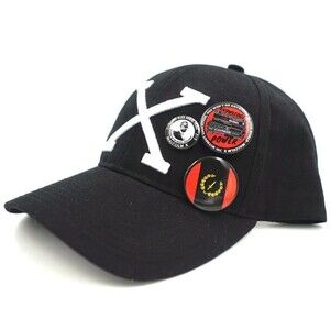 Black by Popular Demand® Unisex Black Classic "Malcolm X" Hat w/ Pins